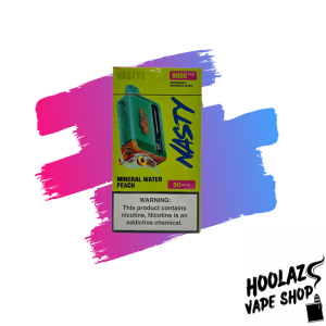 mineral water peach. Nasty Bar Mineral Water peach (9000 Puffs)