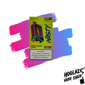 cherry peach lemon. Nasty Bar Cherry Peach Lemon (9000 Puffs)