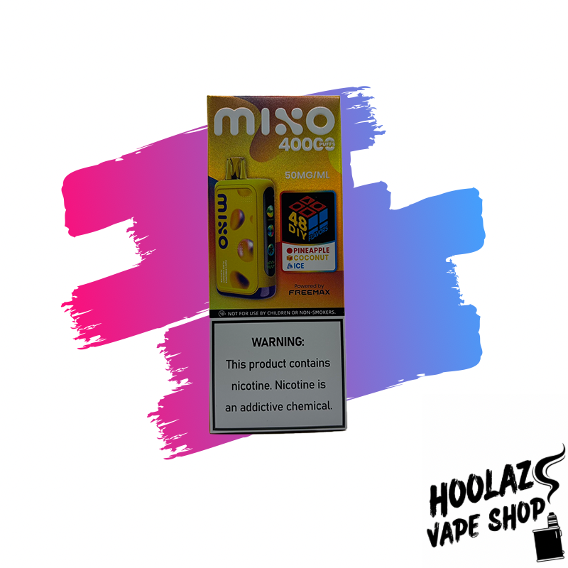 pineapple coconut. Freemax Mixo Pinneapple Coconut ice (40 000 puffs)
