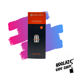 0.15ohm. Geekvape Z15 Mesh Coil 0.15ohm (Single)