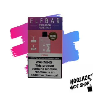 peach. ElfBar EW18000 Pod Peach