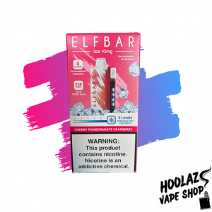 cherry pomegranate cranberry. ElfBar Ice King- Cherry Pomegranate Cranberry 25000 Puffs