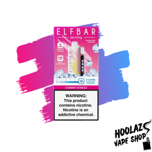 cherry strazz. ElfBar Ice King- Cherry Strazz 25000 Puffs