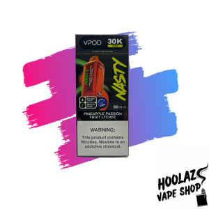 pinneaple passionfruit lychee. Nasty Versa pod 30 000 puffs - Pineapple passionfruit lychee