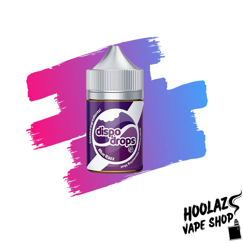 blue razz. Dispo Drops- Blue Razz (60ml)