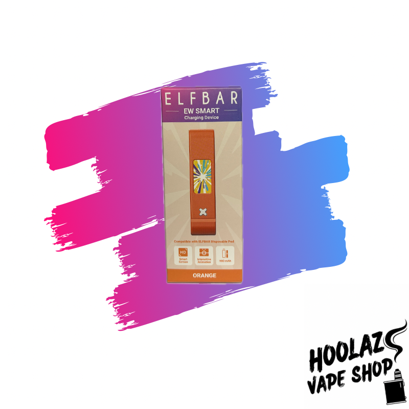 orange. ElfBar EWSmart battery