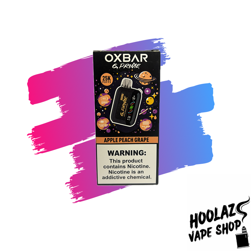 apple peach grape. Oxbar Prime - Apple Peach Grape 25K