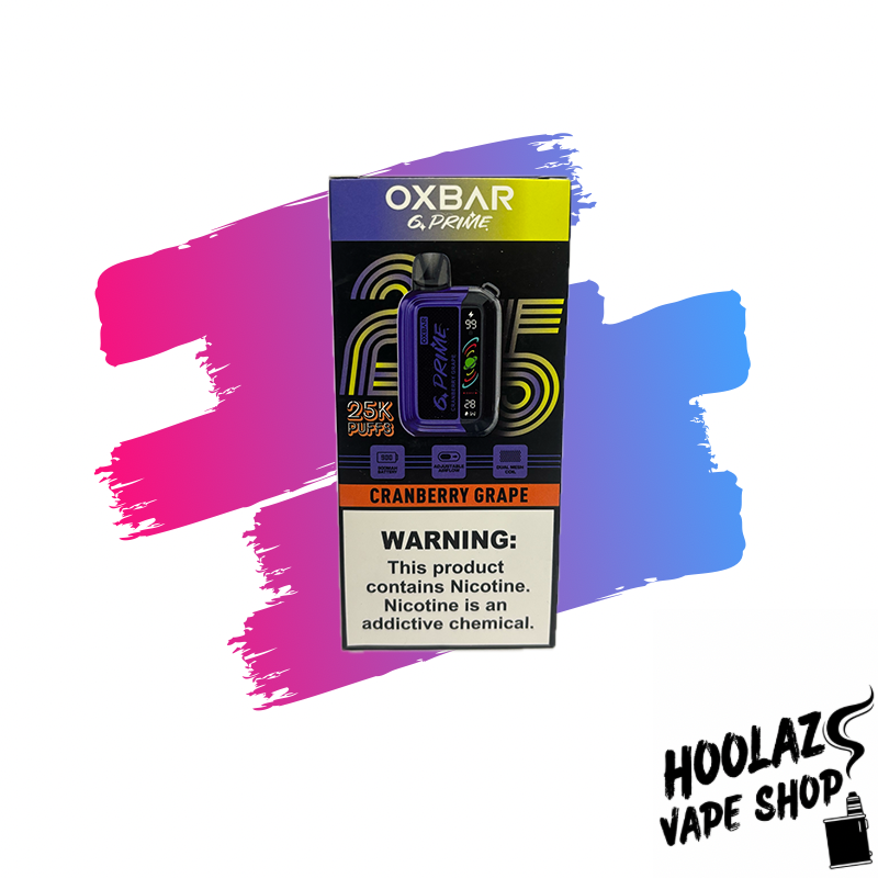 cranberry grape. Oxbar Prime - Cranberry Grape 25K