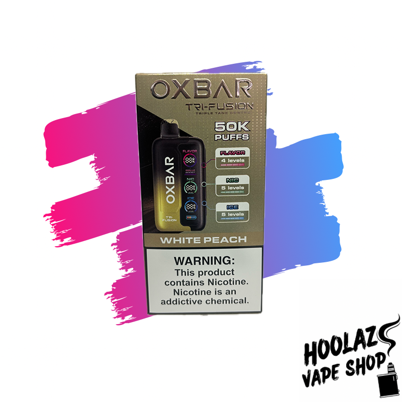 white peach. Oxbar Trifusion - White Peach 50K